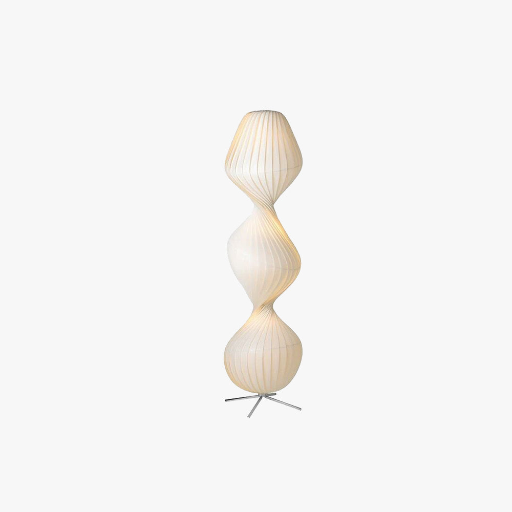 Renée Moderne Geplooide Stoffen Metalen Vloerlamp Metaal/Stof Slaapkamer/Kinderkame