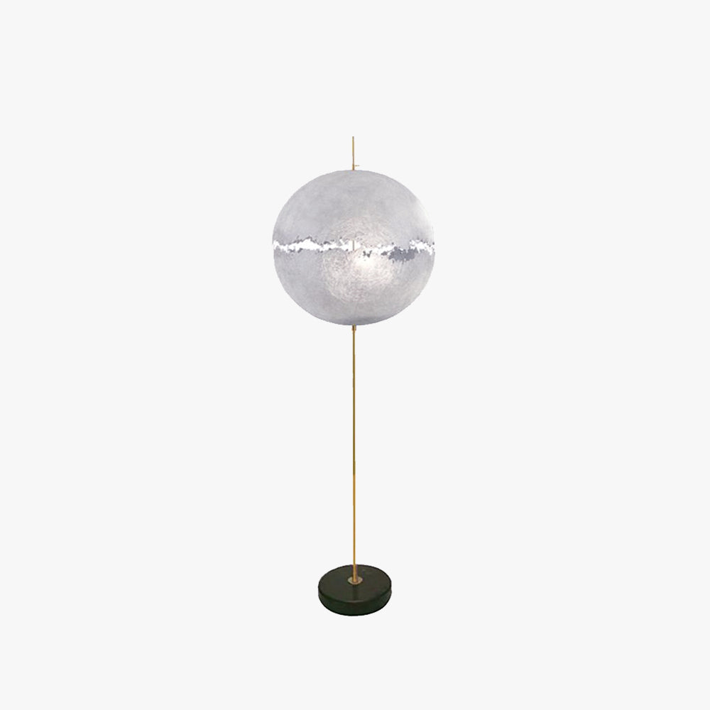 Elif Moderne Bol LED Vloerlamp Goud Zilver Metaal Slaapkamer Eetkamer
