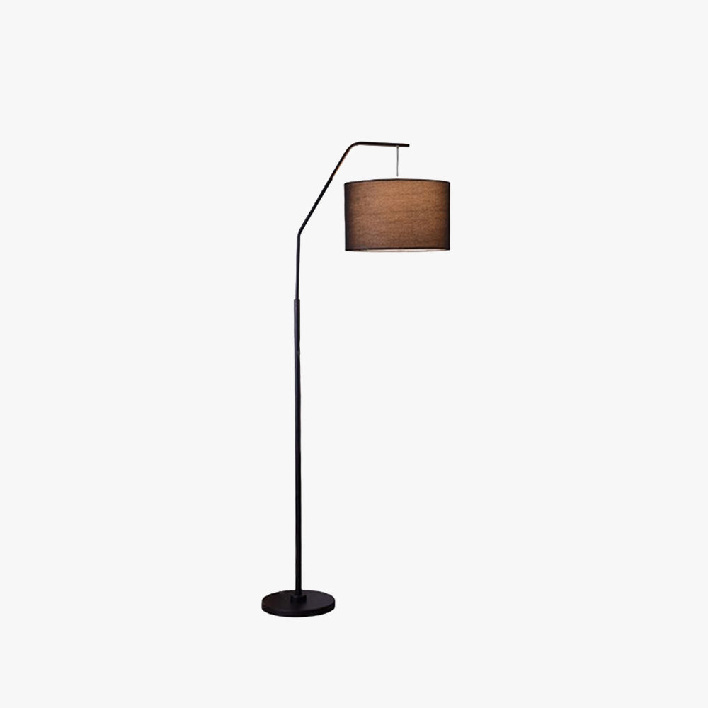 Eryn Moderne Cilinder Vloerlamp Metaal/Bekleding Slaapkamer
