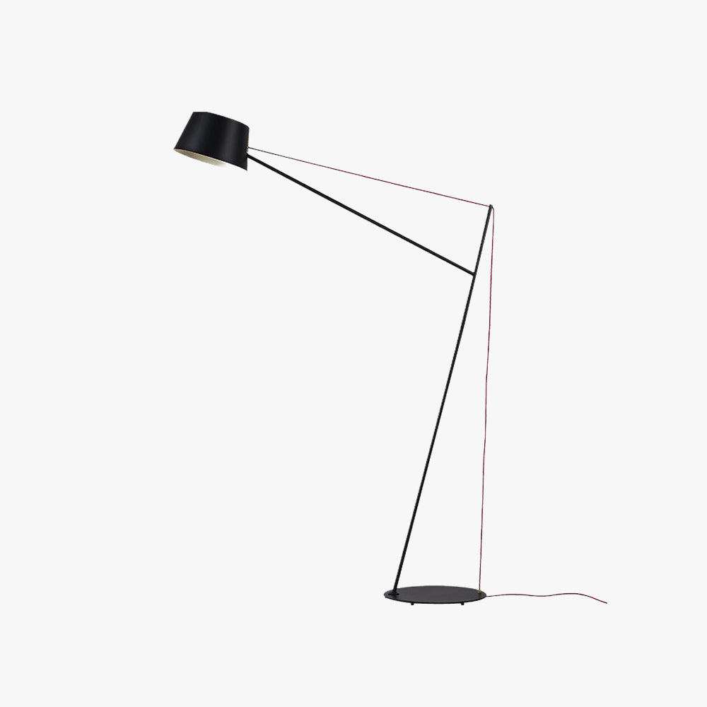 Salgado Moderne Design LED Boogvormige Metalen Vloerlamp Zwart Slaapkamer/Woonkamer