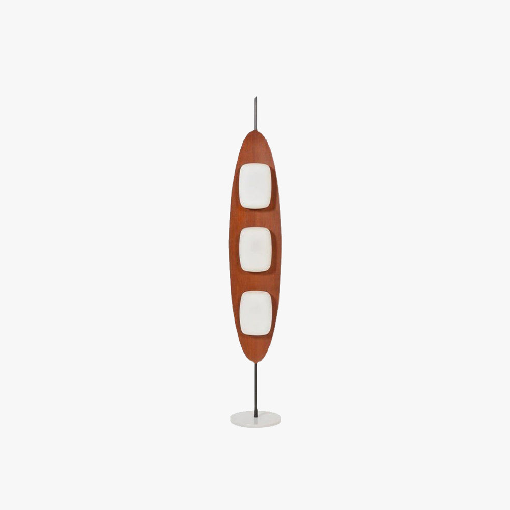 Salgado Design LED Vloerlamp Metaal/Hars Bruin Slaap/Woon/Eetkamer