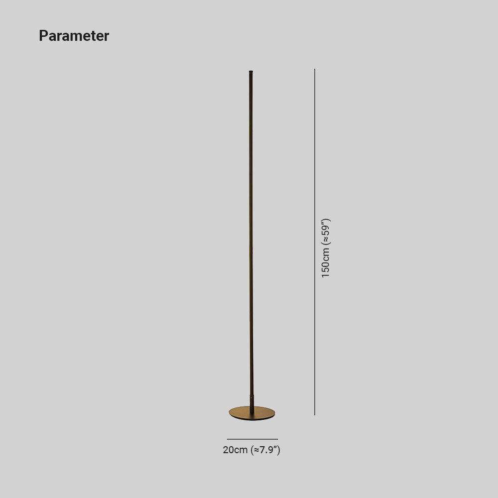Edge Modern Industriele LED Vloerlamp Zilver/Goud/Zwart Woon/Slaapkamer Metaal&Silicagel