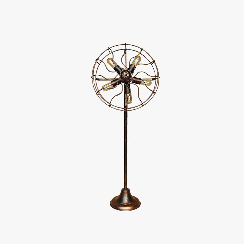 Alessio Vintage Design Industriele LED Vloerlamp Metaal Woon/Slaapkamer