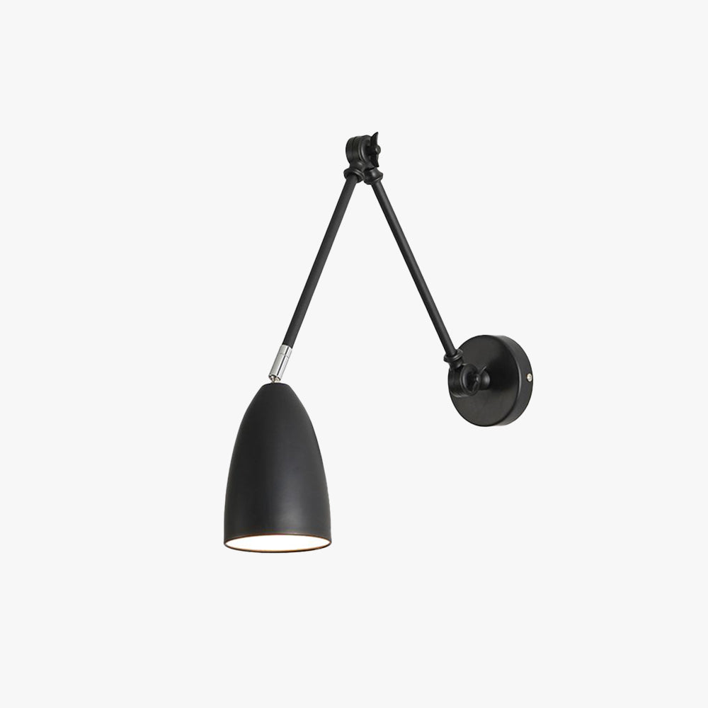 Brady Moderne LED Wandlamp Zwart/Wit/Nikkel Metaal Binnen