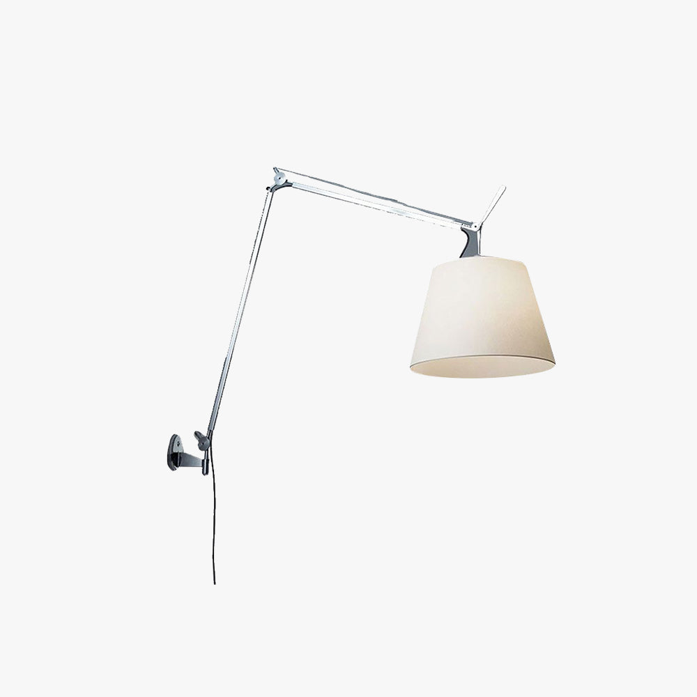 Brady Moderne Koepel LED Wandlamp Wit Metaal/Bekleed Slaapkamer