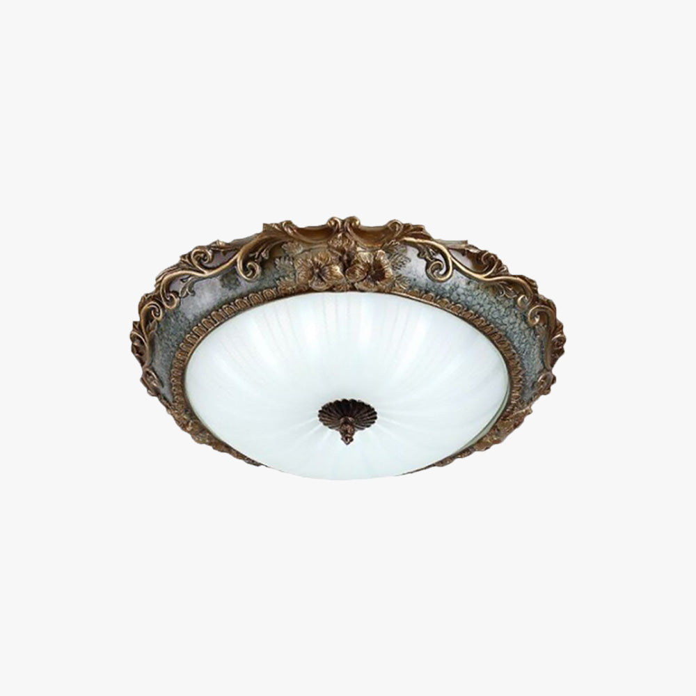 Eryn Kom LED Plafondlamp, Messing/Resin, Bedkamer/Keuken