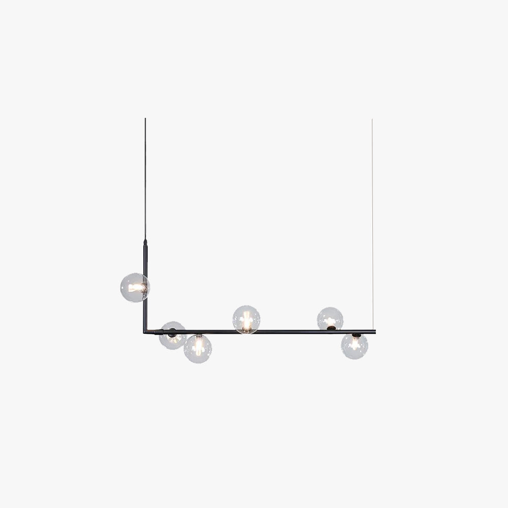 Valentina Moderne Design LED Hanglamp Zwart/Wit Woonkamer Keuken