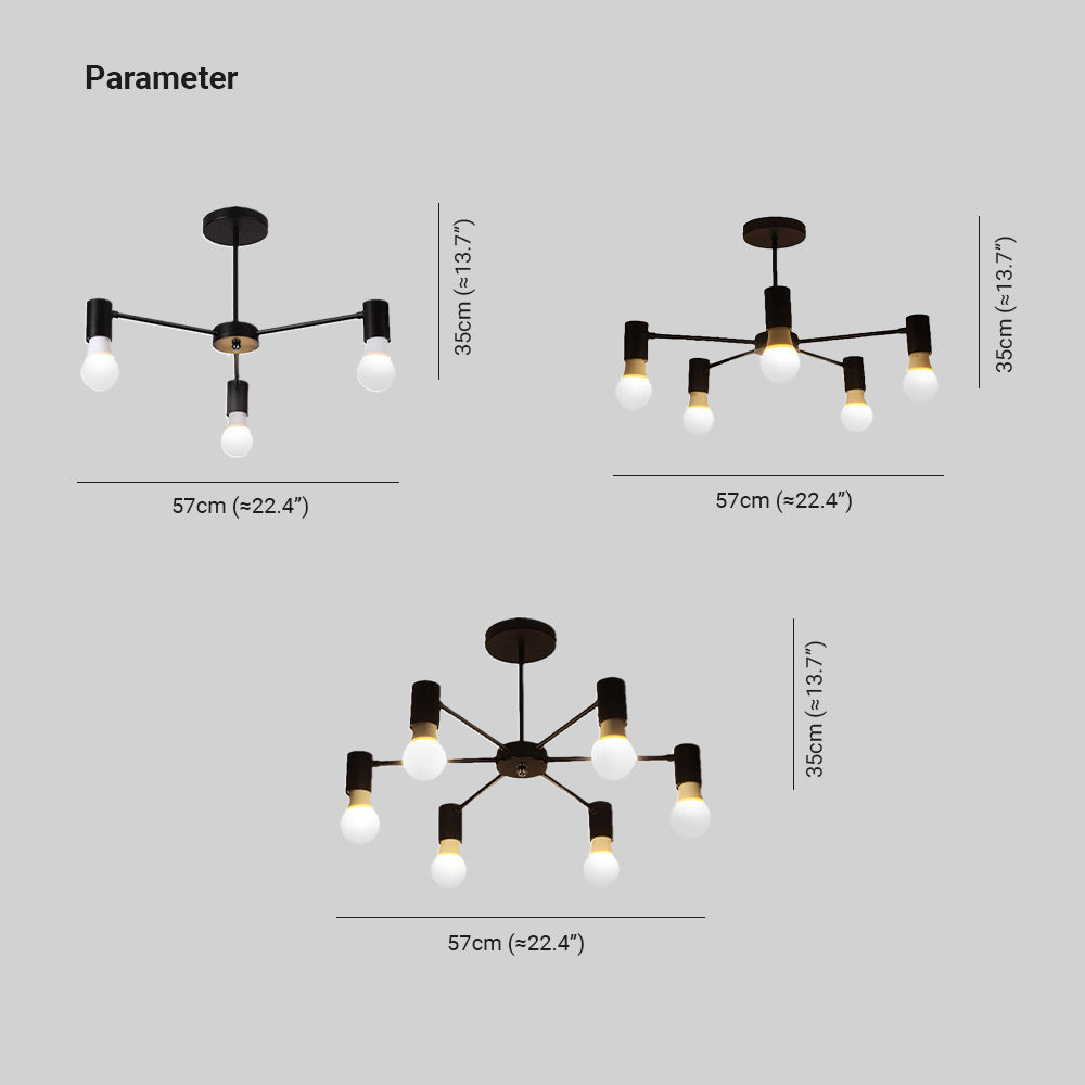 Valentina Moderne Design LED Hanglamp Metaal Wit Zwart Woonkamer Keuken