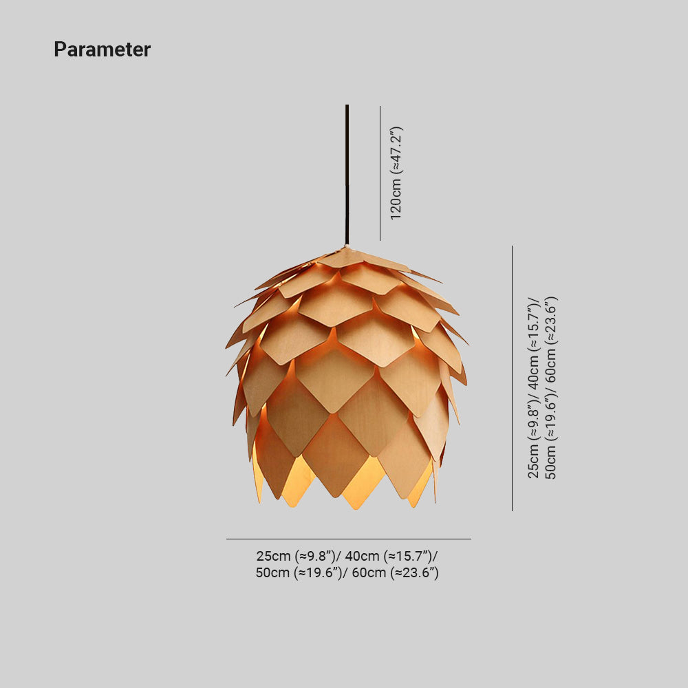 Ozawa Moderne Design LED Hanglamp Hout Woonkamer Slaapkamer |