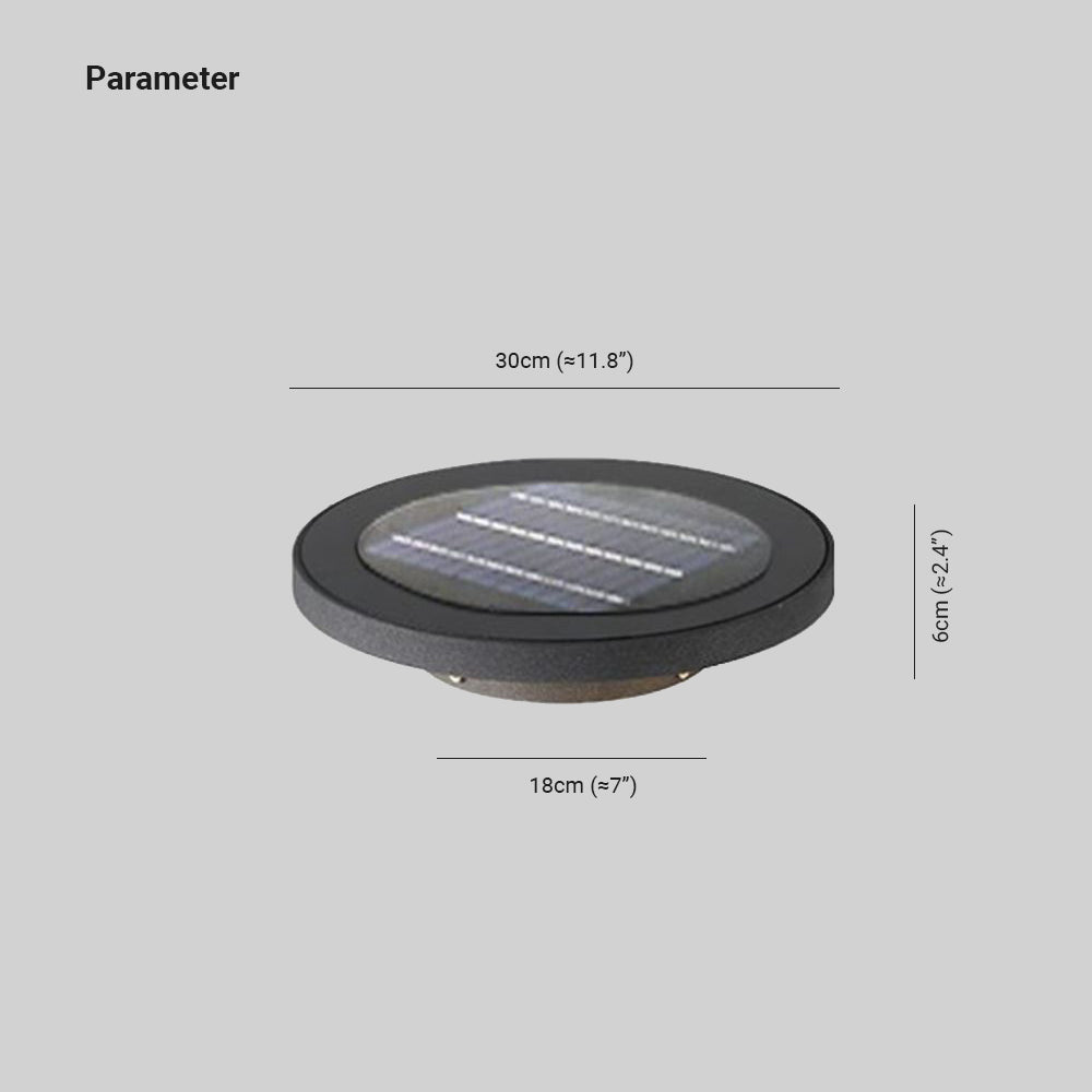 Pena Moderne Design LED Buitenlamp Zwart Glas Metaal Buiten