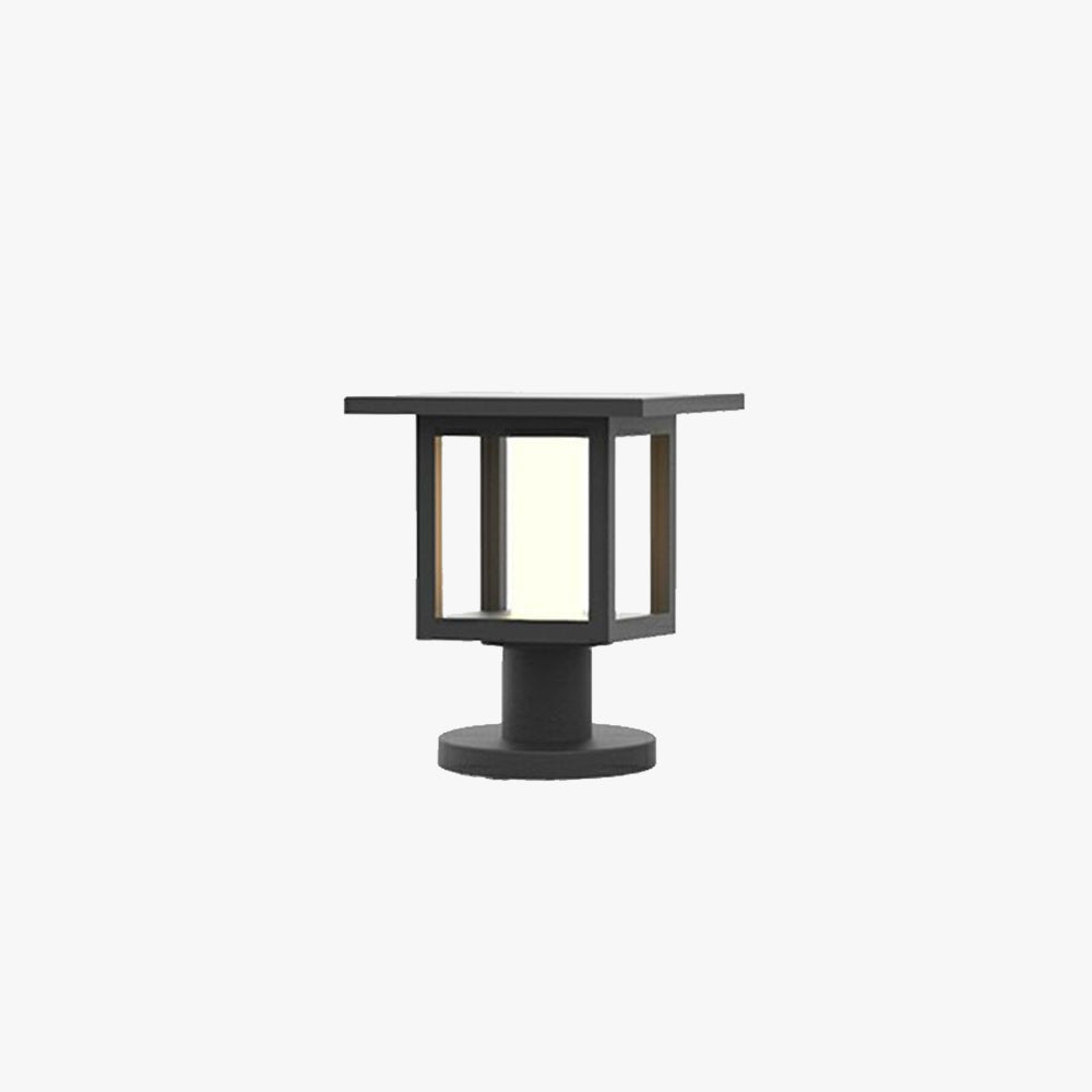 Pena Moderne LED Buitenlamp Zwart Metaal/Glas Tuin/Stoeprand