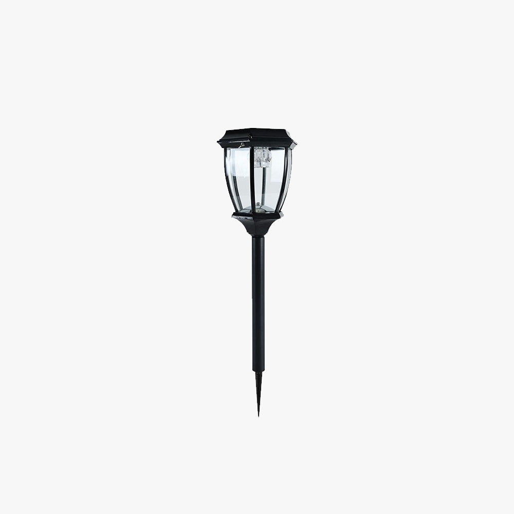 Pena Design LED Buitenlamp Zwart Metaal/Glas Tuin/Stoeprand/Balkon