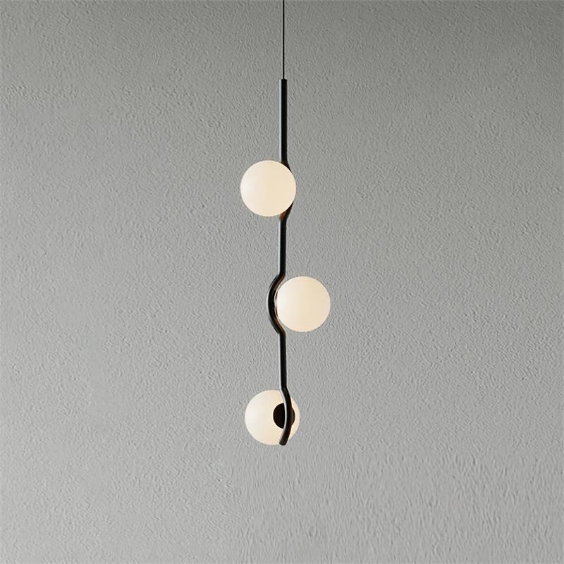 Alessio Minimalisme Metaal Glas Kroonluchter Eetkamer Slaapkamer