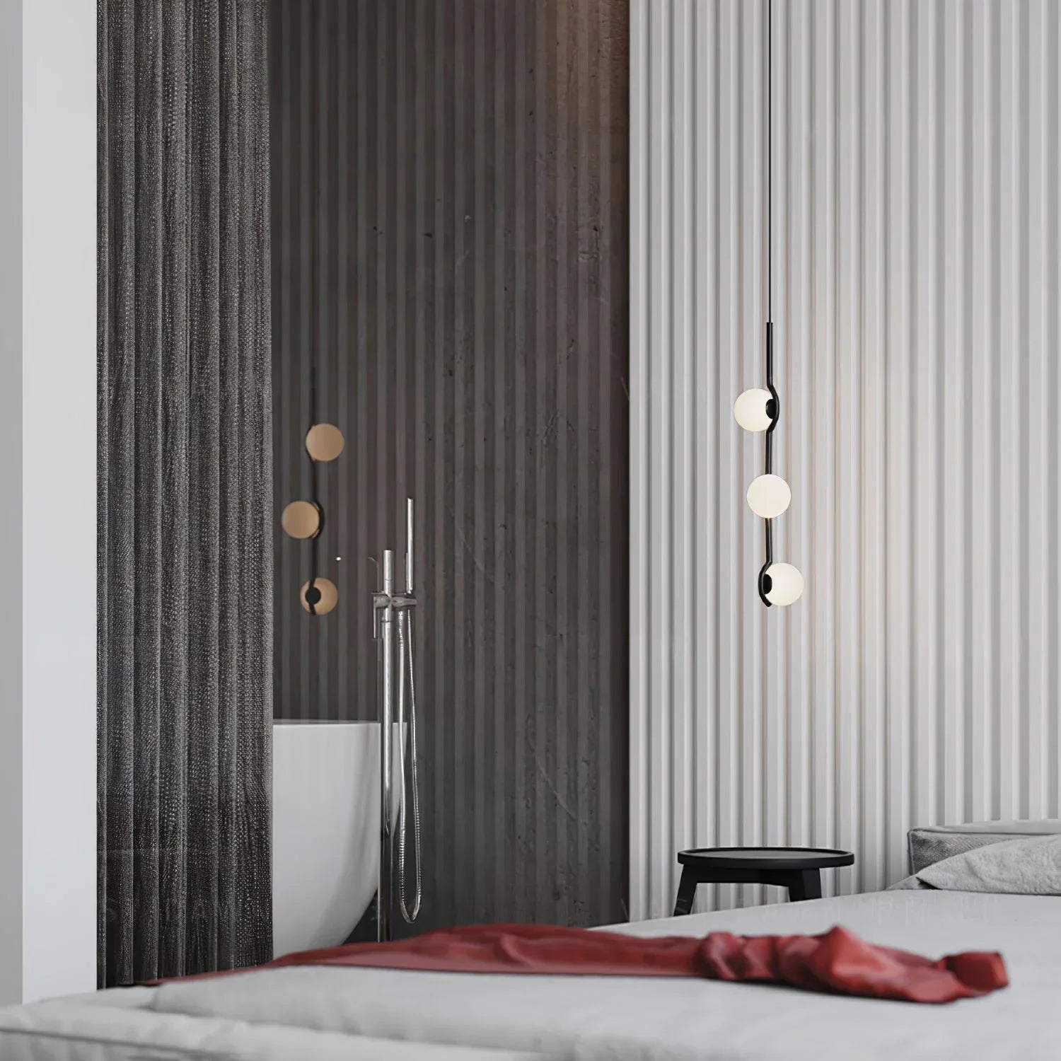 Alessio Minimalisme Metaal Glas Kroonluchter Eetkamer Slaapkamer