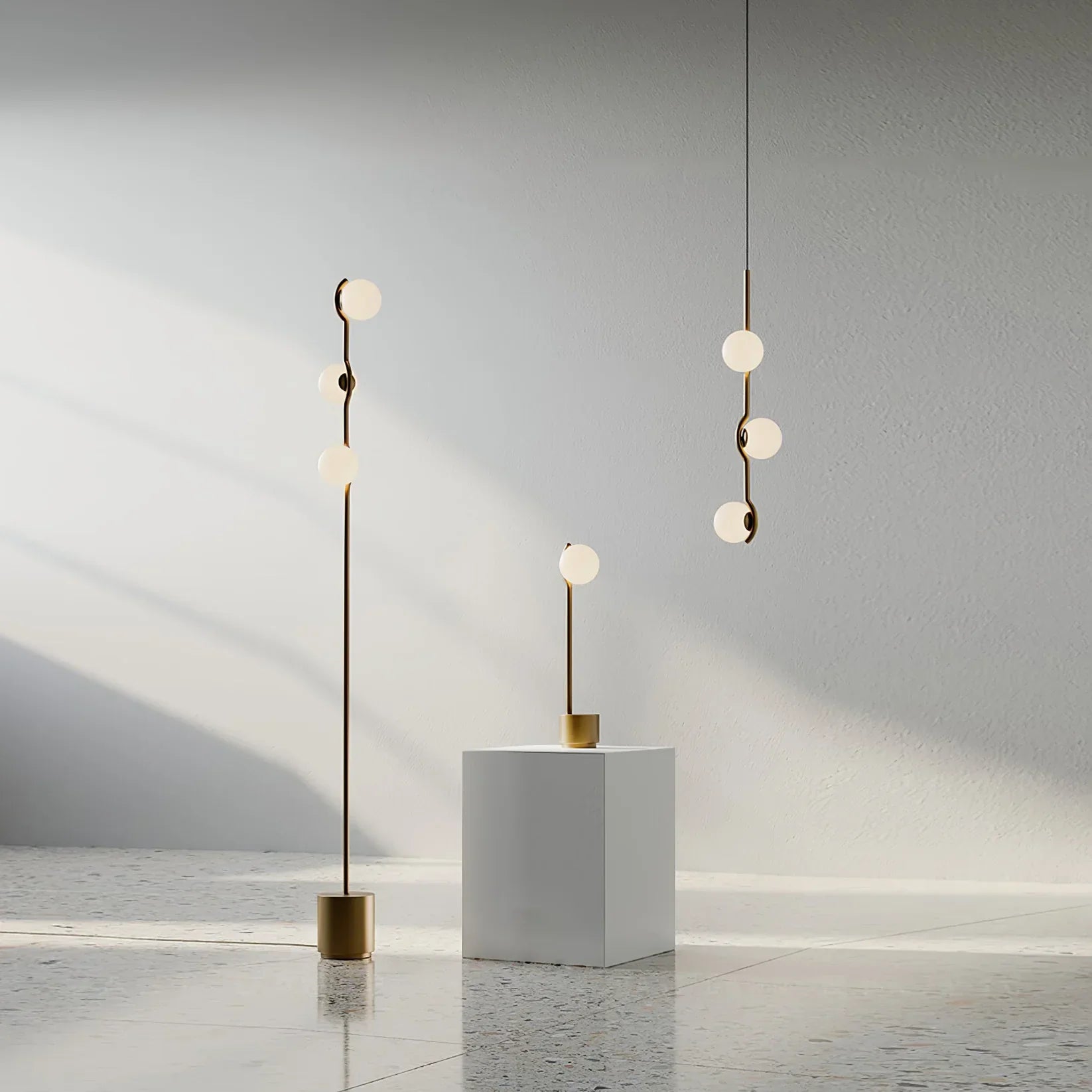 Alessio Minimalisme Metaal Glas Kroonluchter Eetkamer Slaapkamer