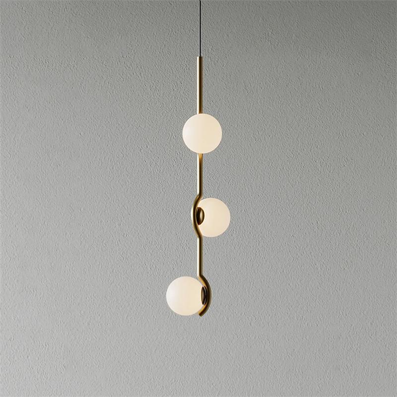 Alessio Minimalisme Metaal Glas Kroonluchter Eetkamer Slaapkamer