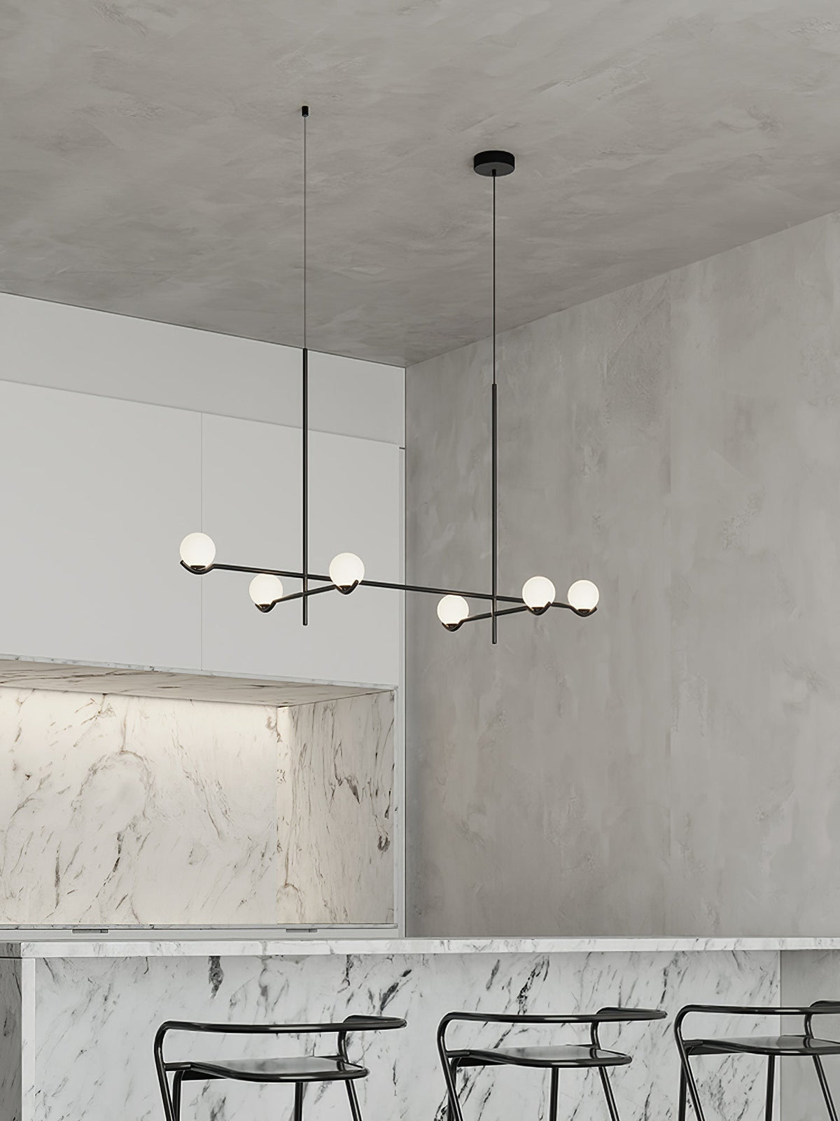 Bora Minimalistische glas hanglamp