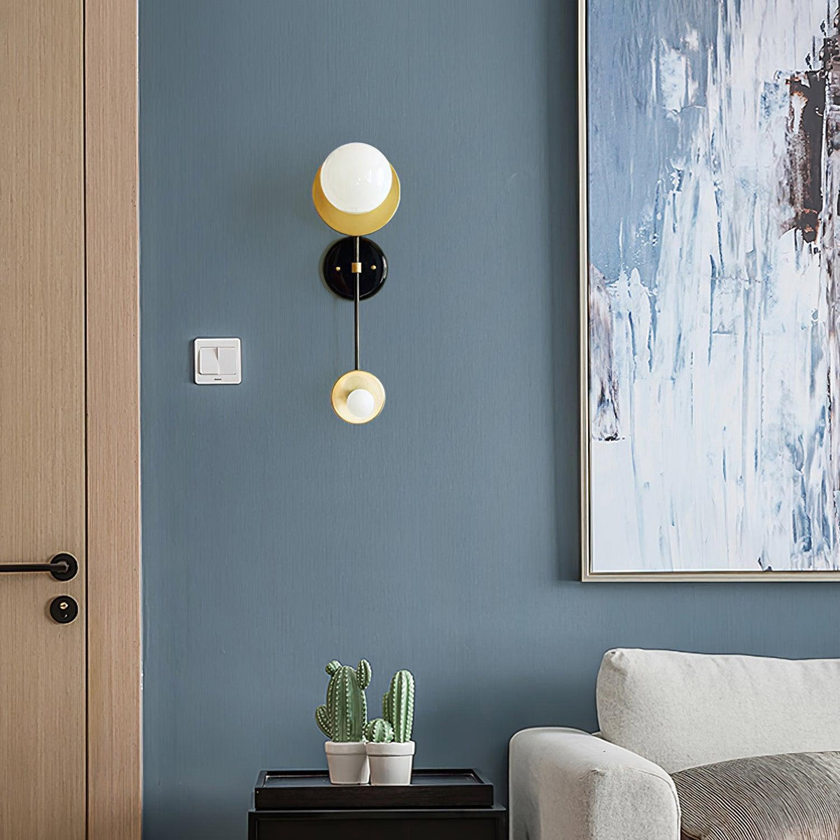 Balance Premium elegantie Schaalmarmeren wandlamp