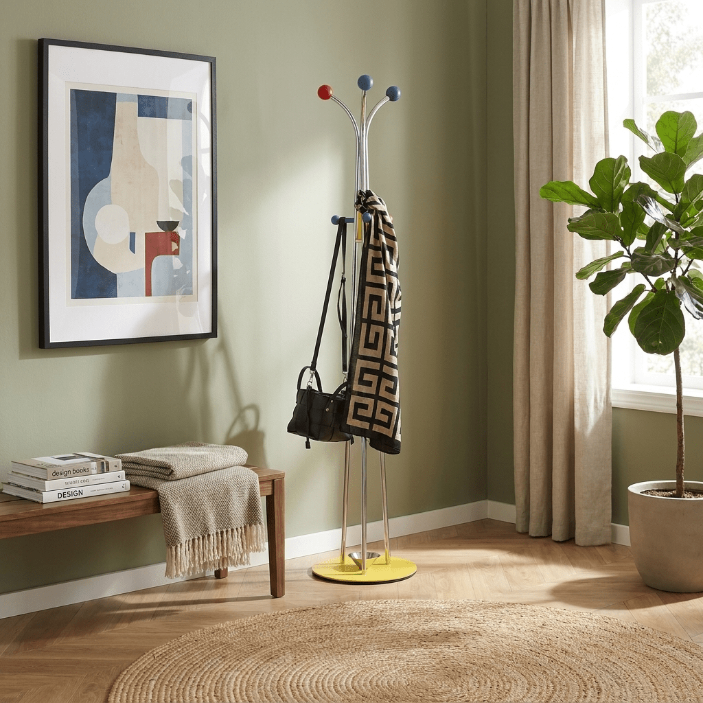 Noriine vloerlamp met balvormige bovenkant