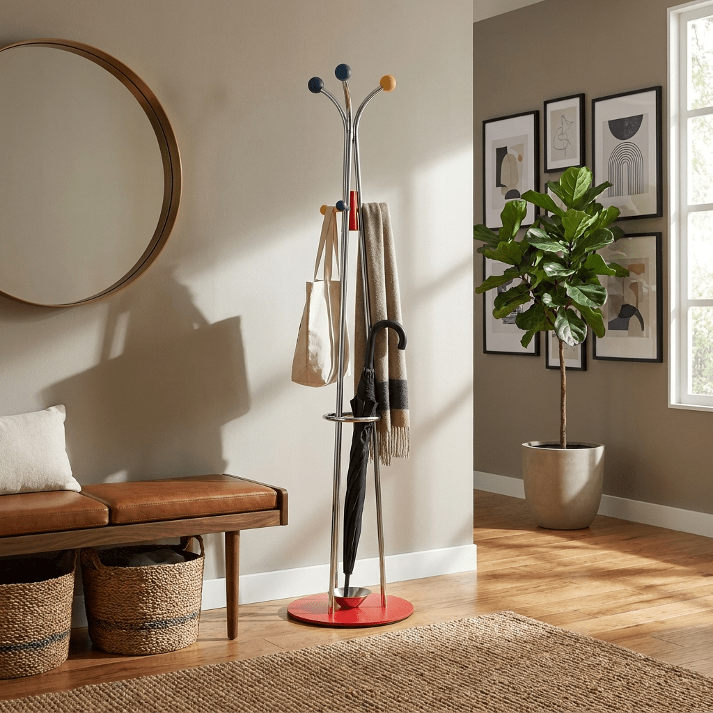 Noriine vloerlamp met balvormige bovenkant