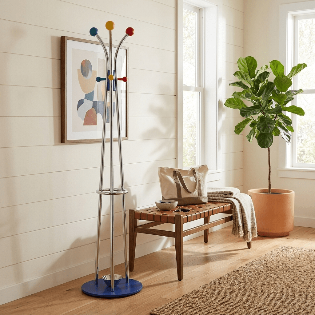 Noriine vloerlamp met balvormige bovenkant