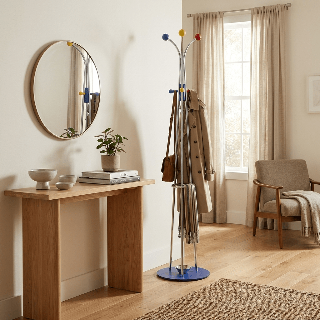 Noriine vloerlamp met balvormige bovenkant