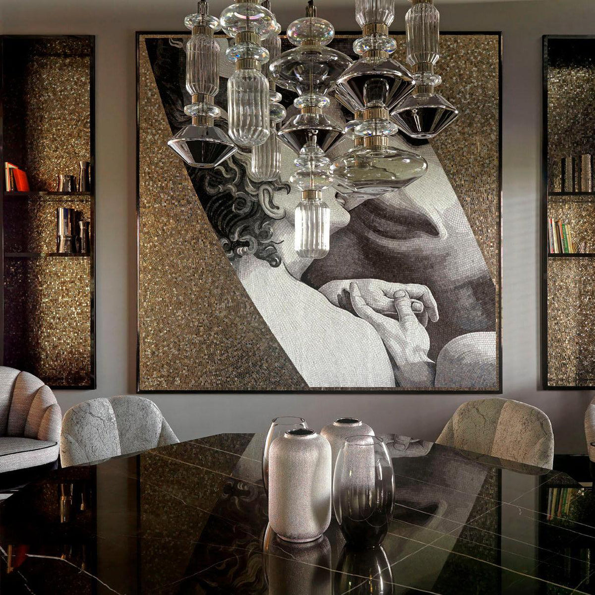 Veliora glas hanglamp luxe