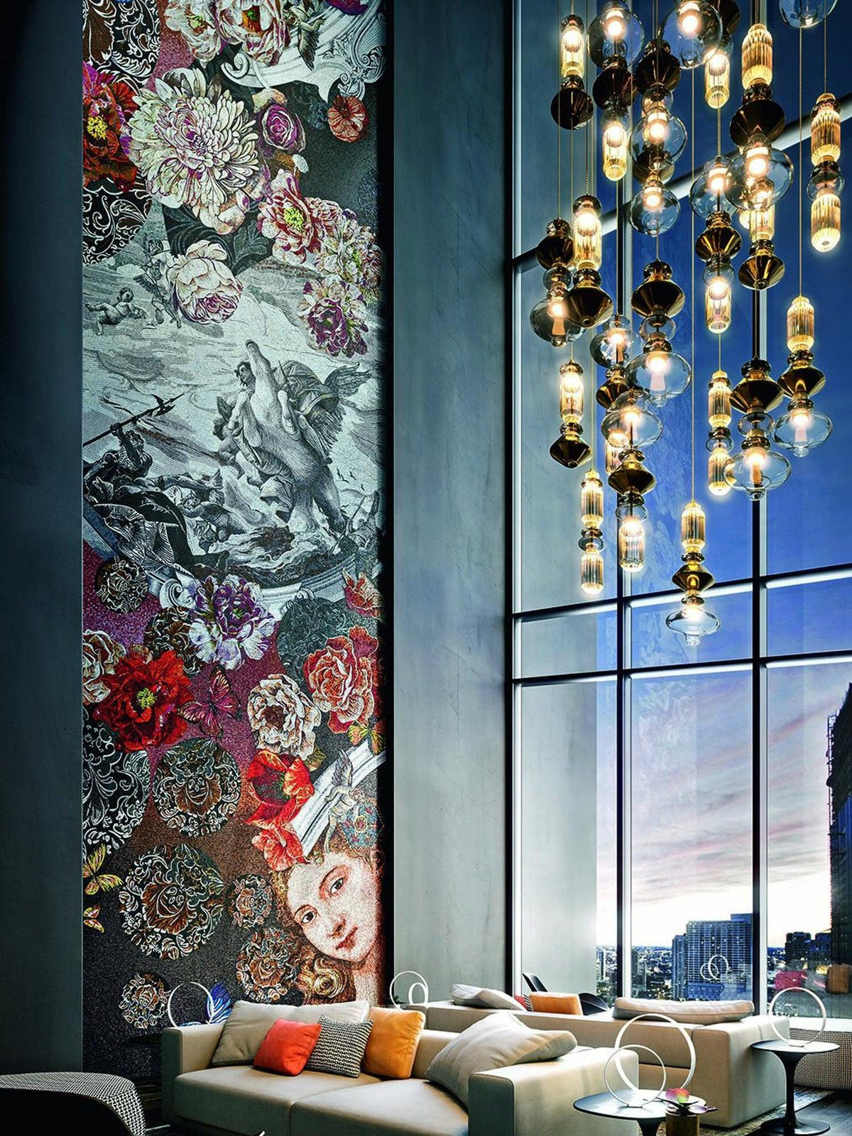 Veliora glas hanglamp luxe
