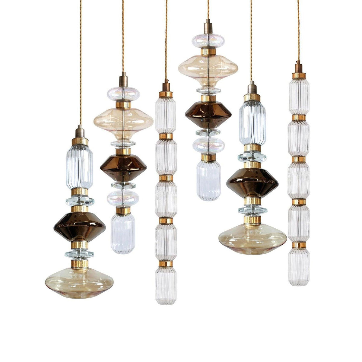 Veliora glas hanglamp luxe