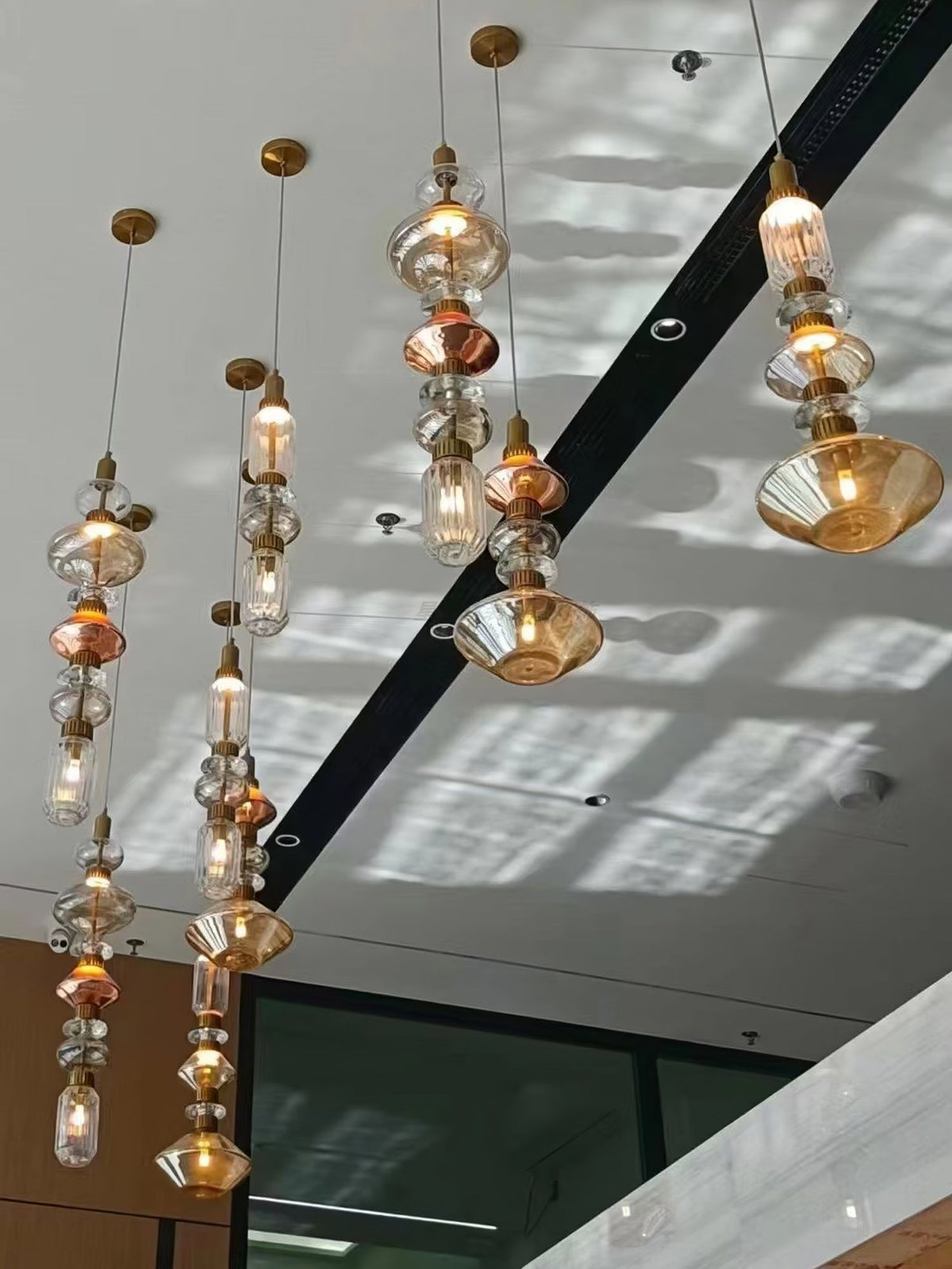 Veliora glas hanglamp luxe
