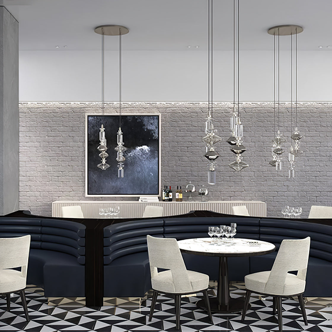 Veliora glas hanglamp luxe