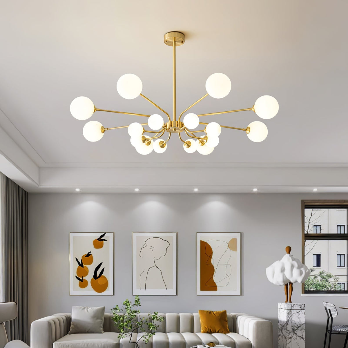 Wace kroonluchter Wace bollen Arm Modern