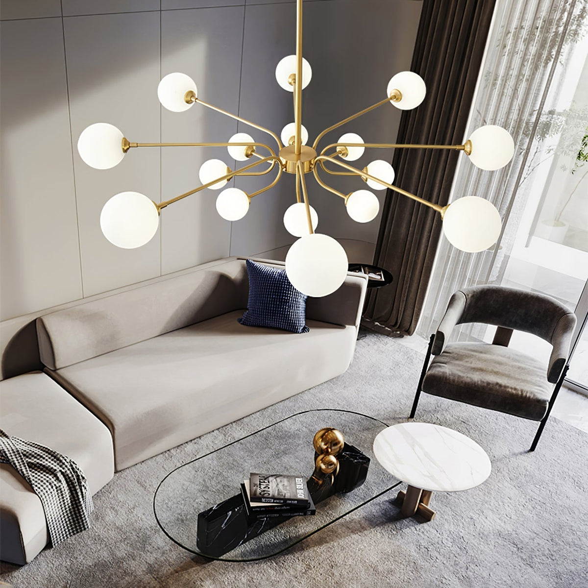 Wace kroonluchter Wace bollen Arm Modern