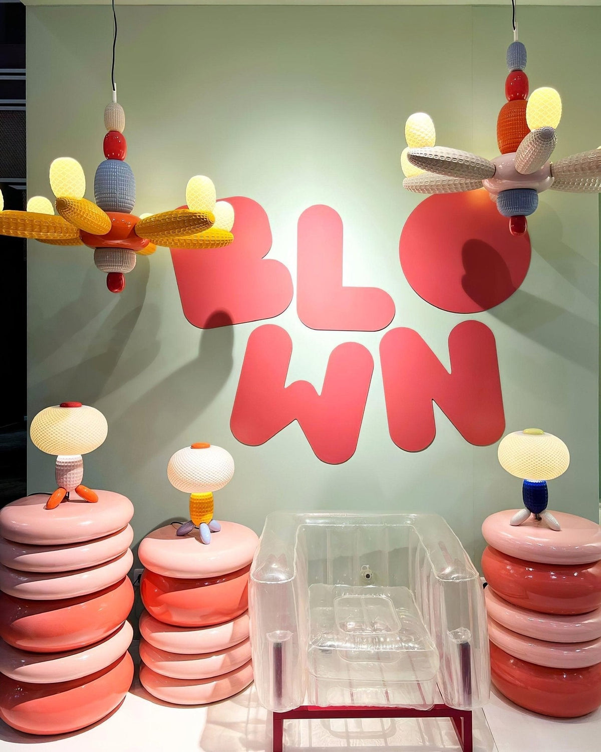Balloons Premium Noordse kunst glas kroonluchter