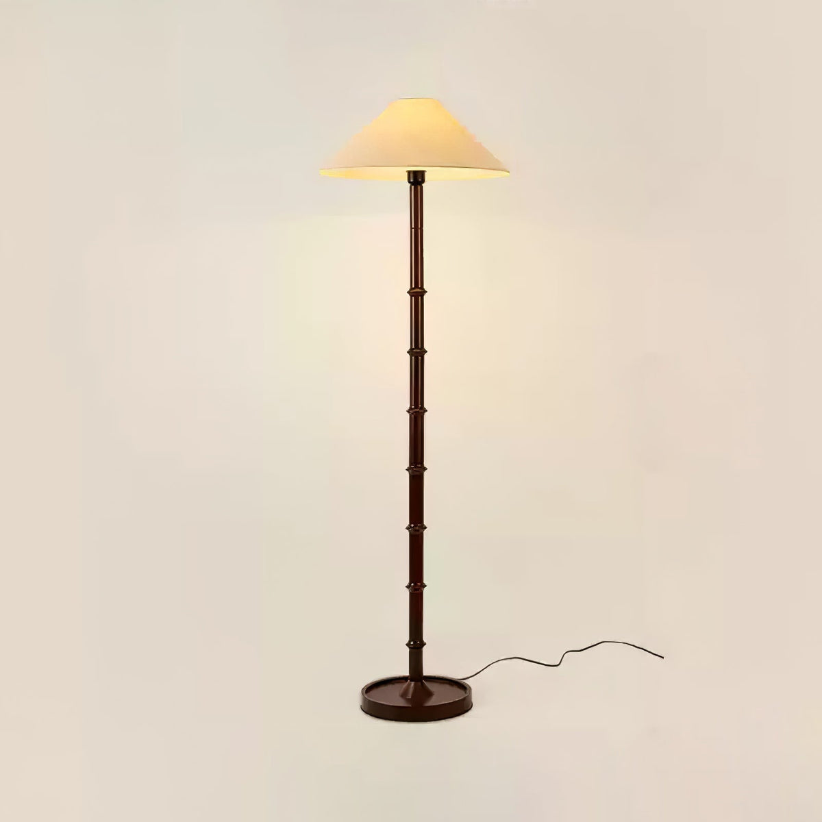 Zen vloerlamp van bamboe