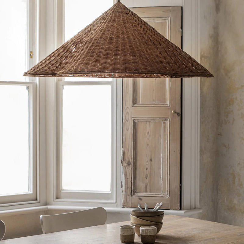 Muto Vintage Rotan Hanglampen Woonkamer Slaapkamer