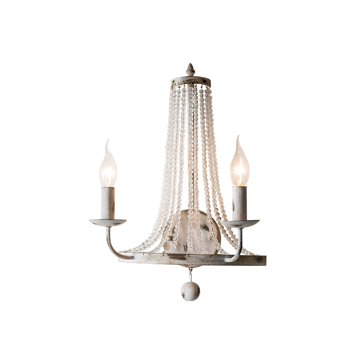 Arvela Vintage Industrial kristal wandlamp