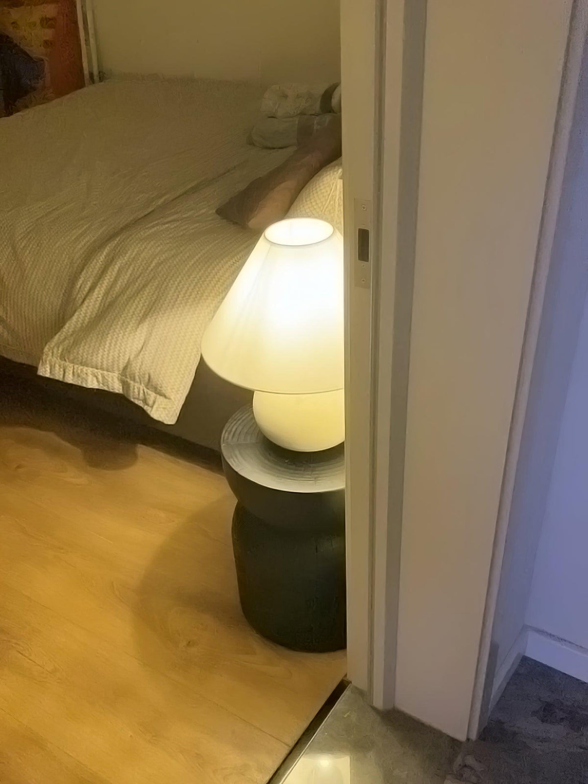Domino Minimalistische houten tafellamp