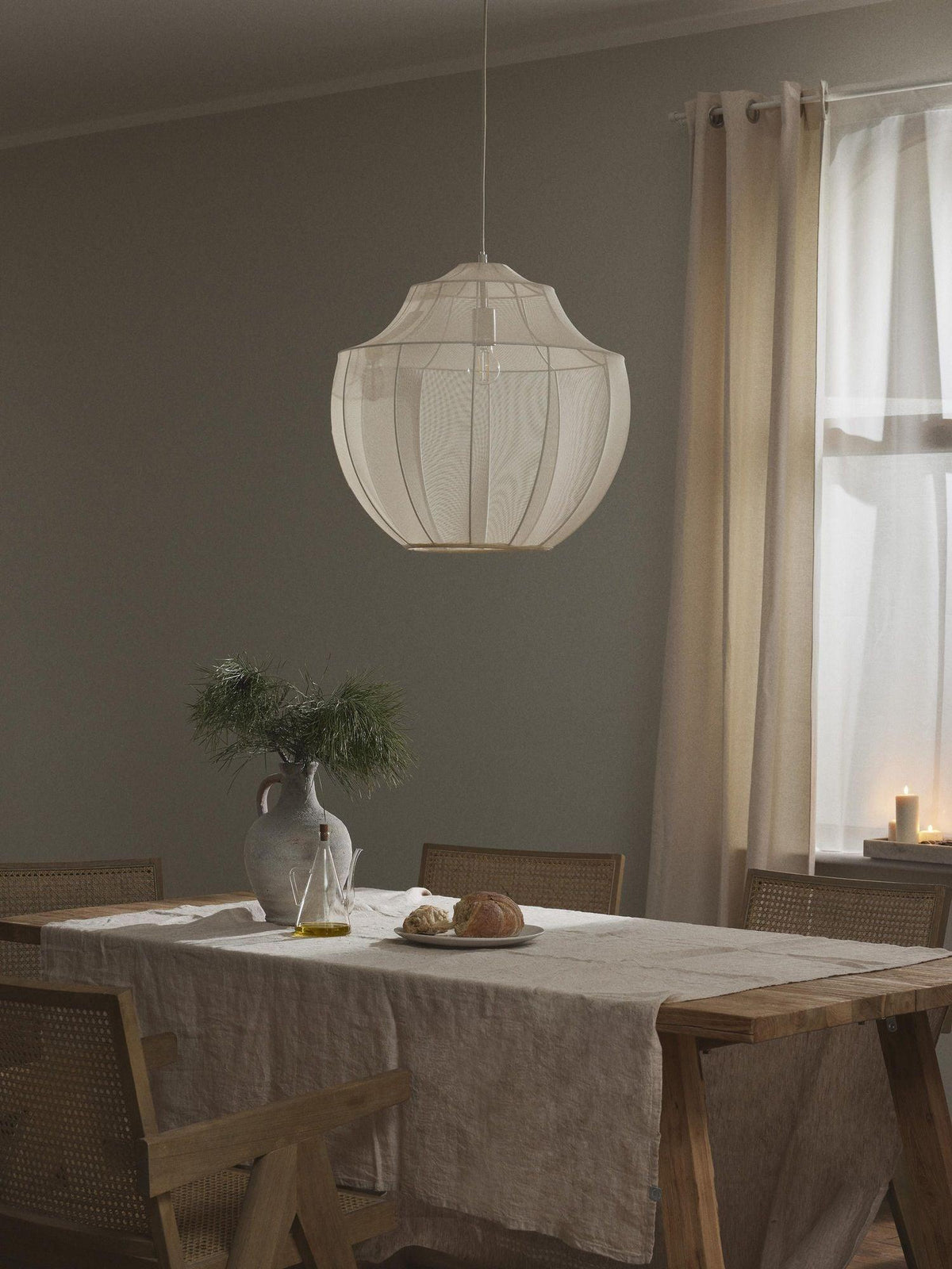 Frigen Premium elegantie Mesh stof hanglamp