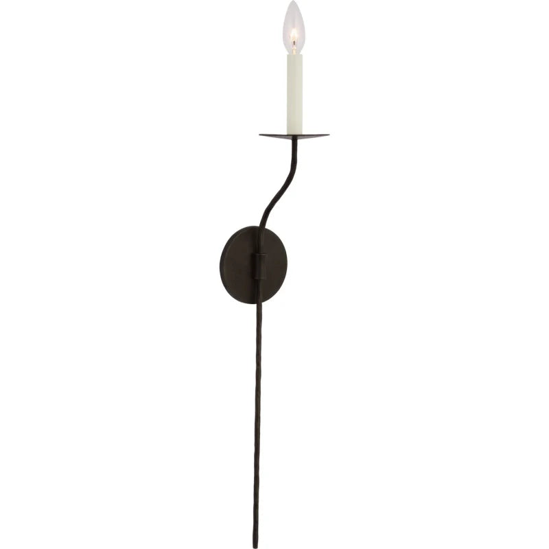 Alessio Vintage Kaars Metaal Wandlamp Armatuur Hal Slaapkamer Badkamer