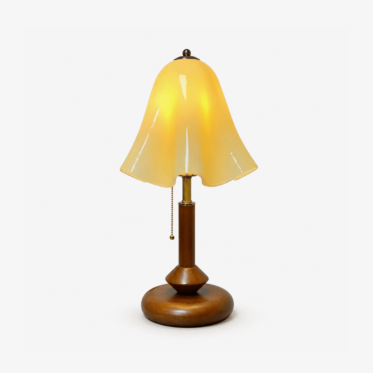 Clementine tafellamp met glas