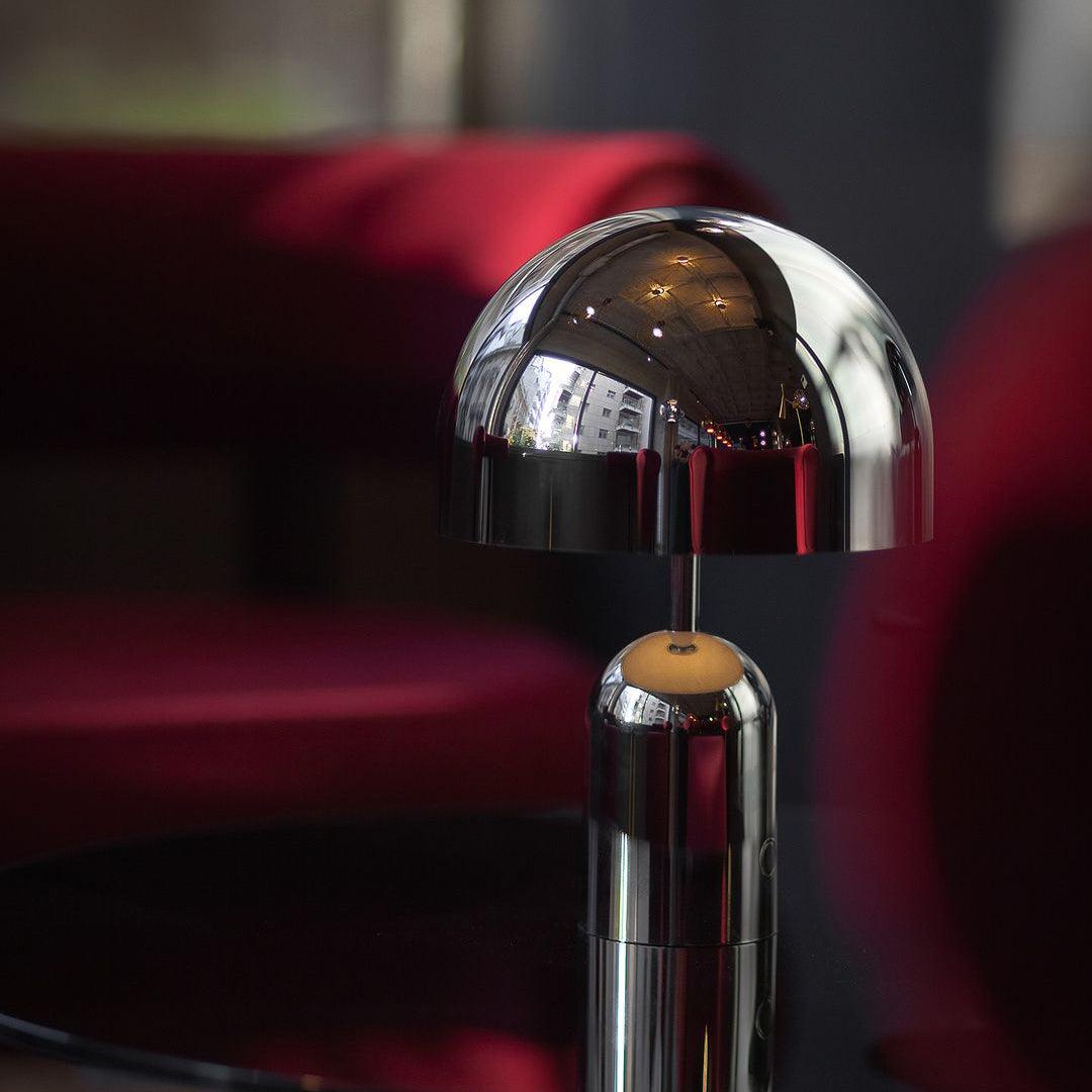 Ames luxe tafellamp in chrome