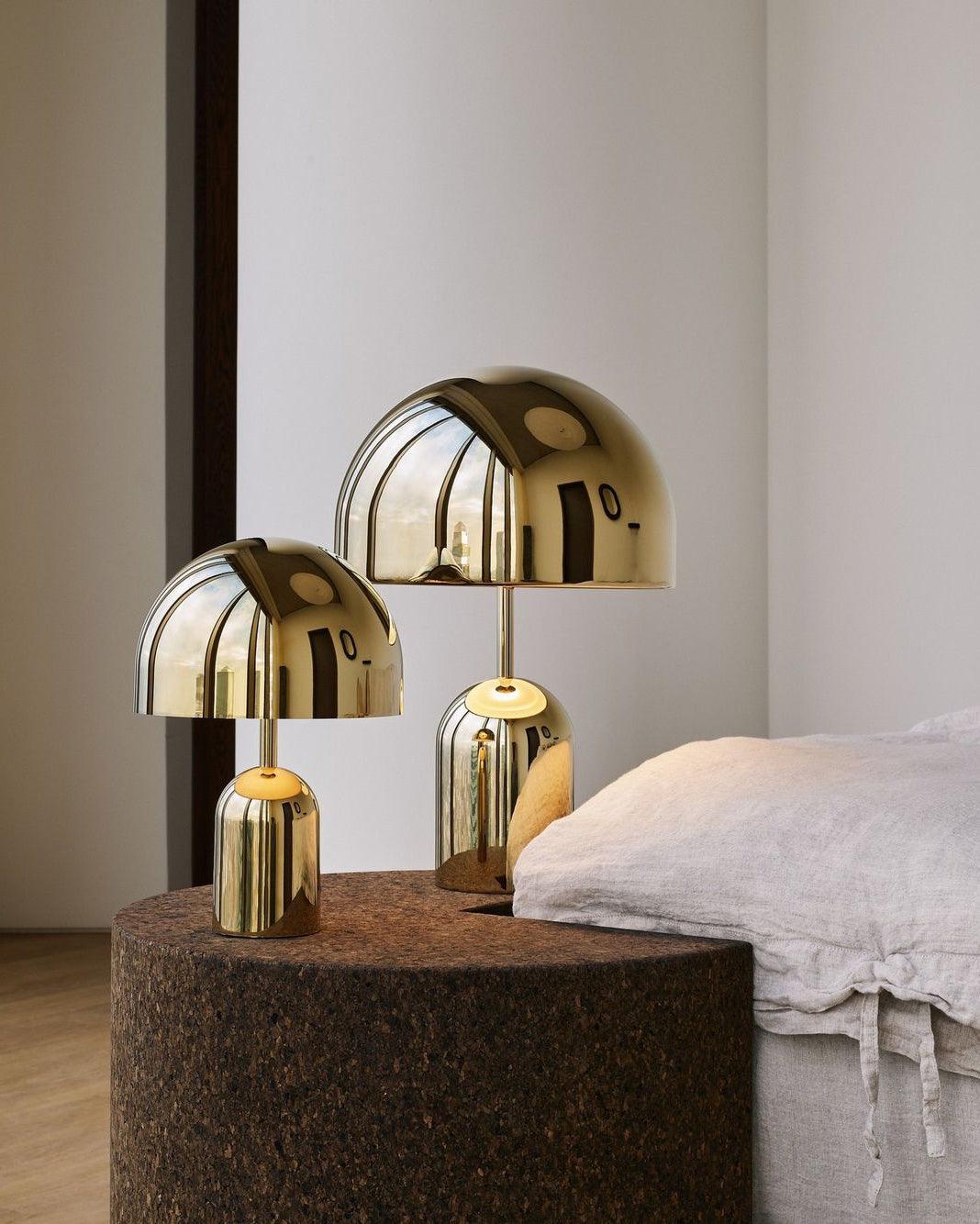 Ames luxe tafellamp in chrome