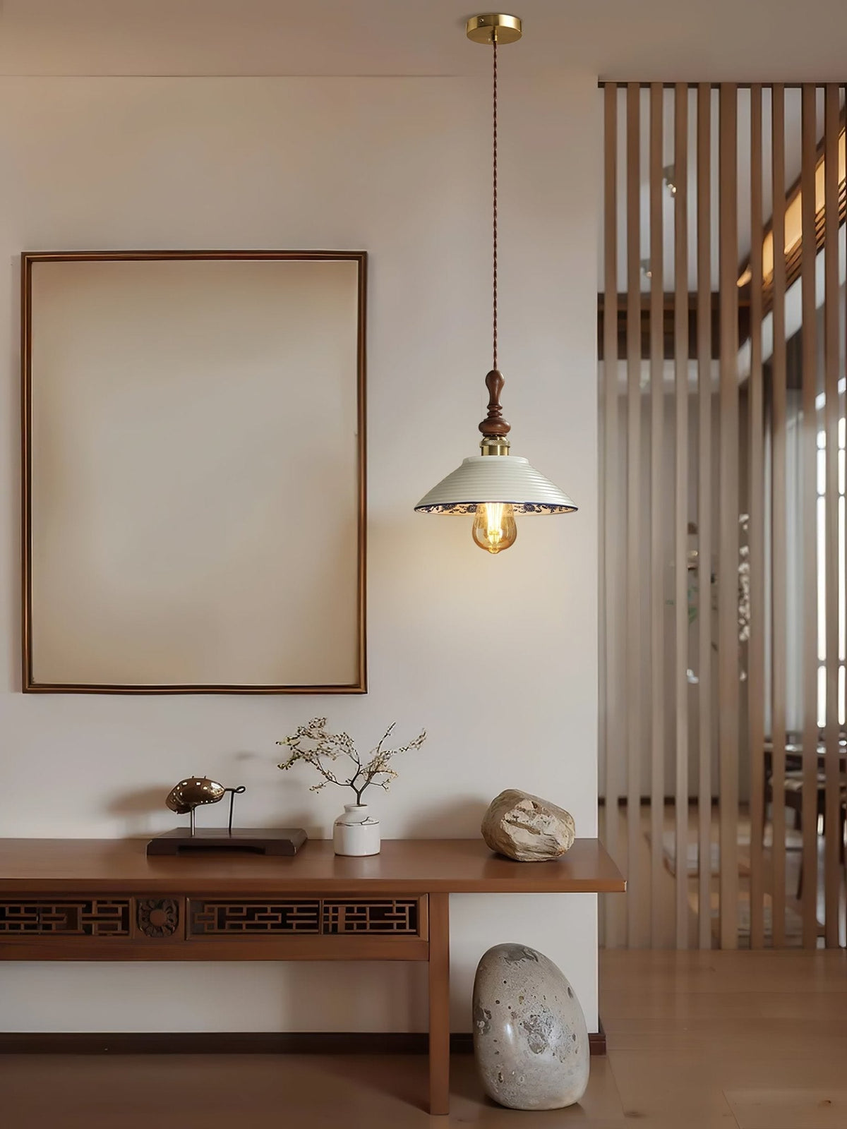 Ciraeor Delftse keramische hanglamp