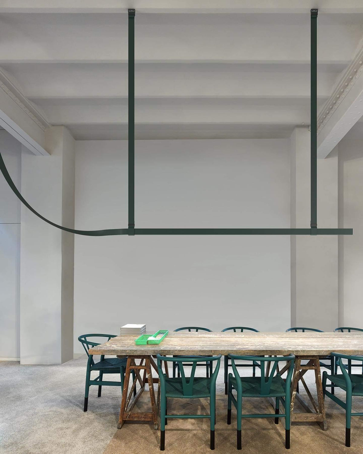 Zaleth Moderne hanglamp van leer