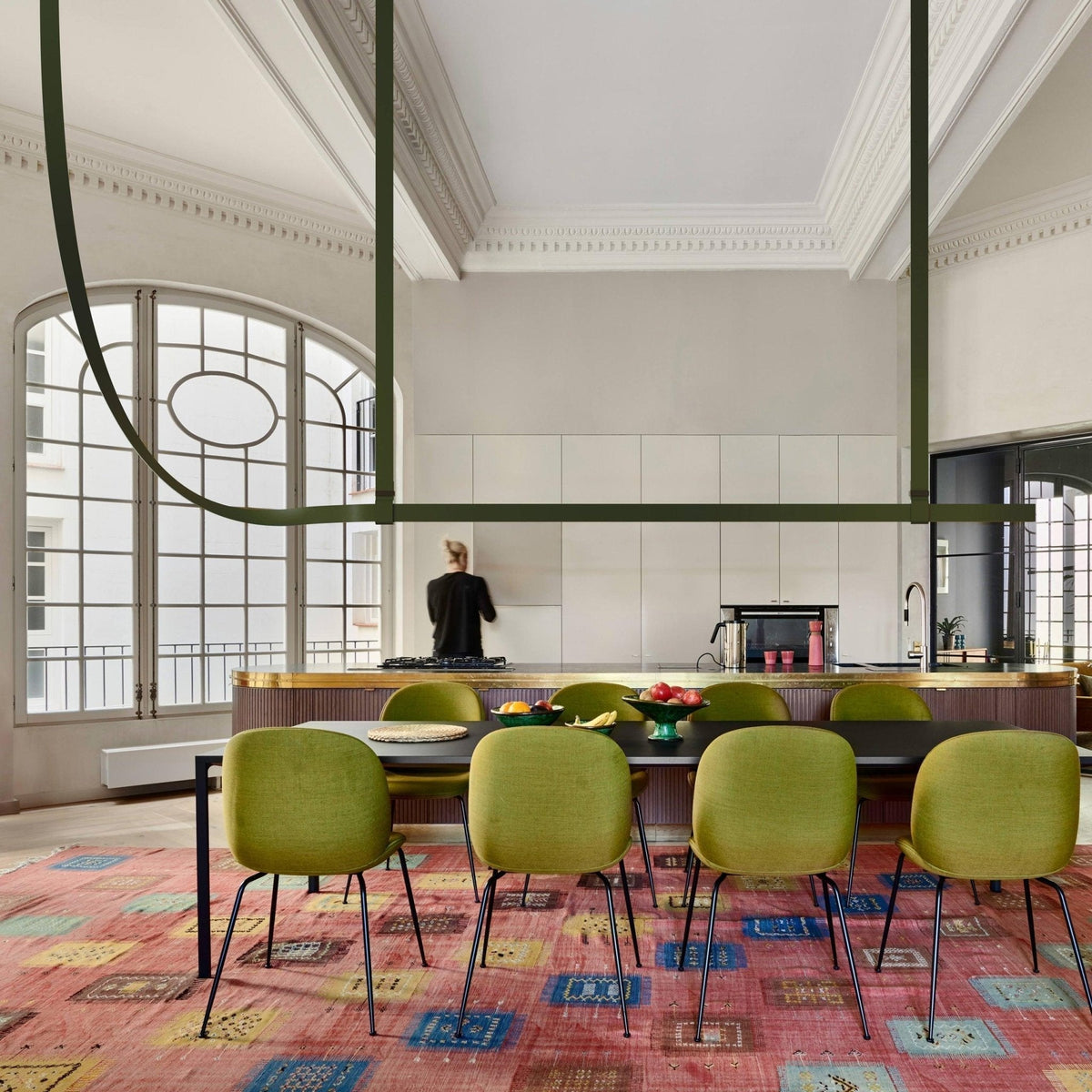 Zaleth Moderne hanglamp van leer