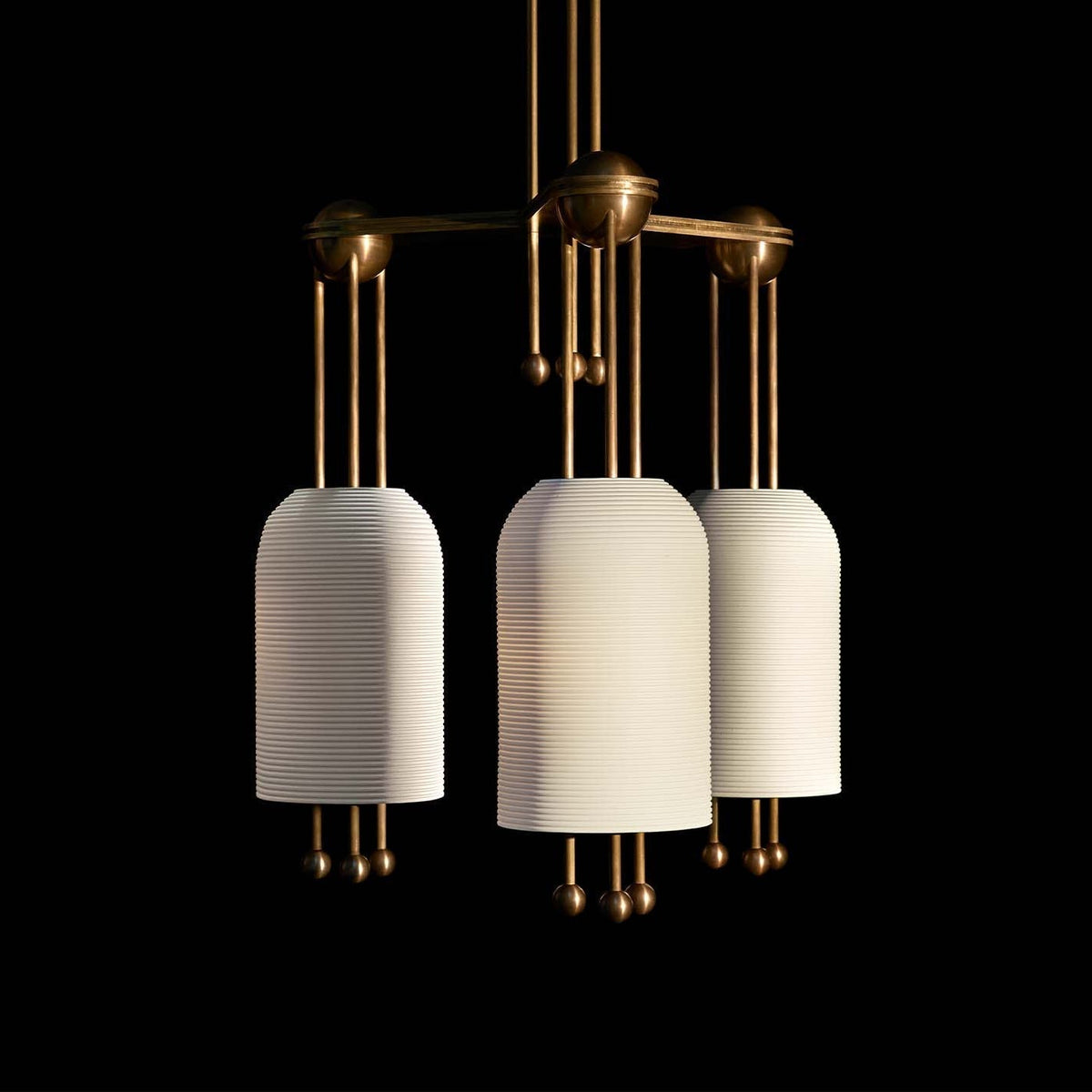 Qir Traditionele Elegante hanglamp van glas