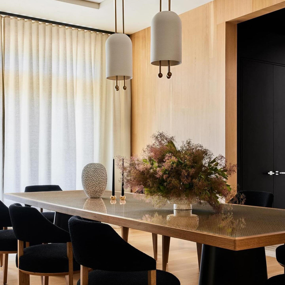 Qir Traditionele Elegante hanglamp van glas