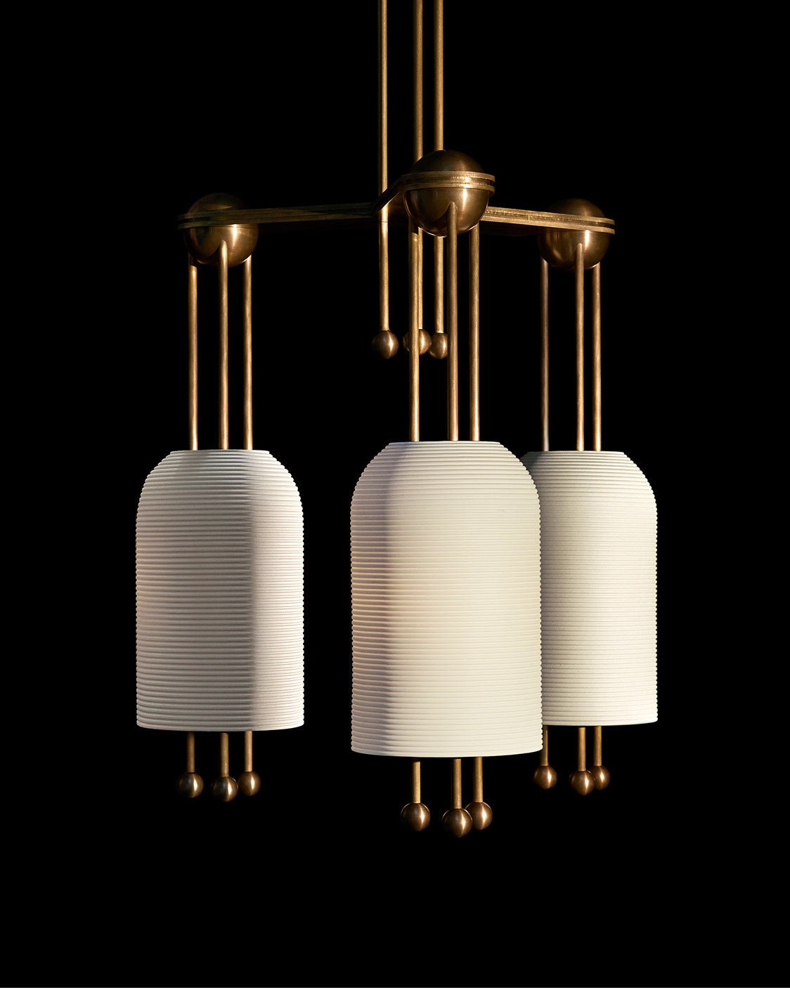 Qir Traditionele Elegante hanglamp van glas