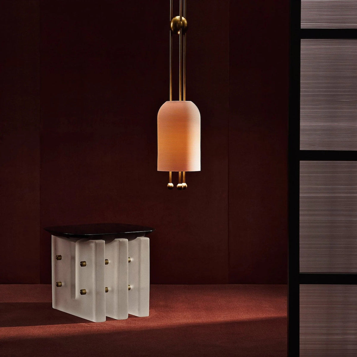 Qir Traditionele Elegante hanglamp van glas